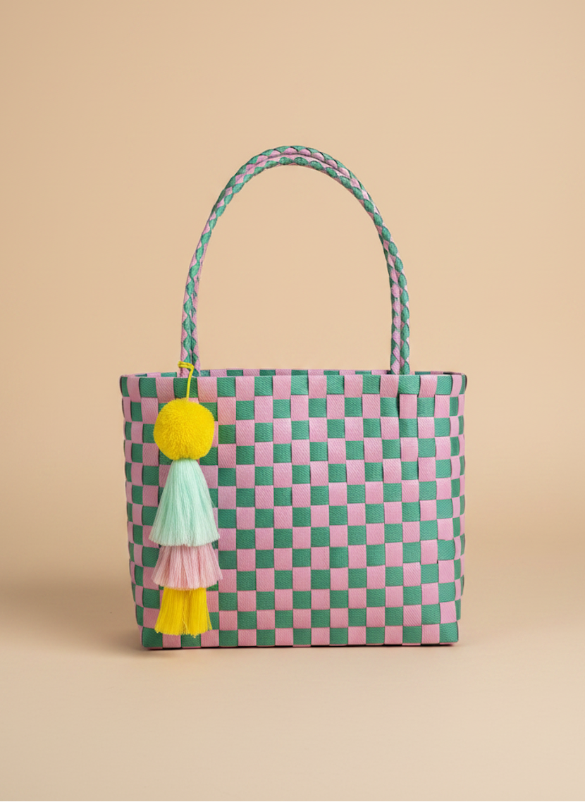 Pink Check- Small