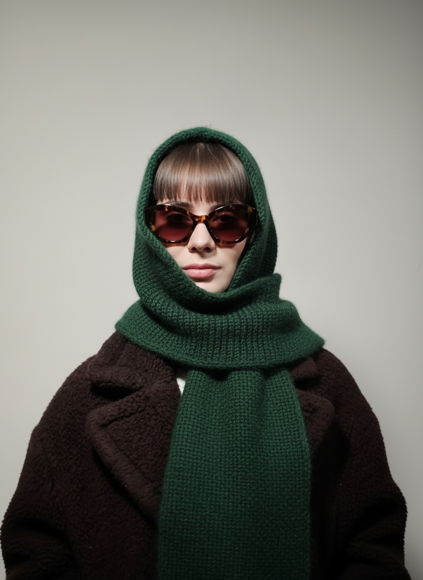 Dora-Knit Hood scarf