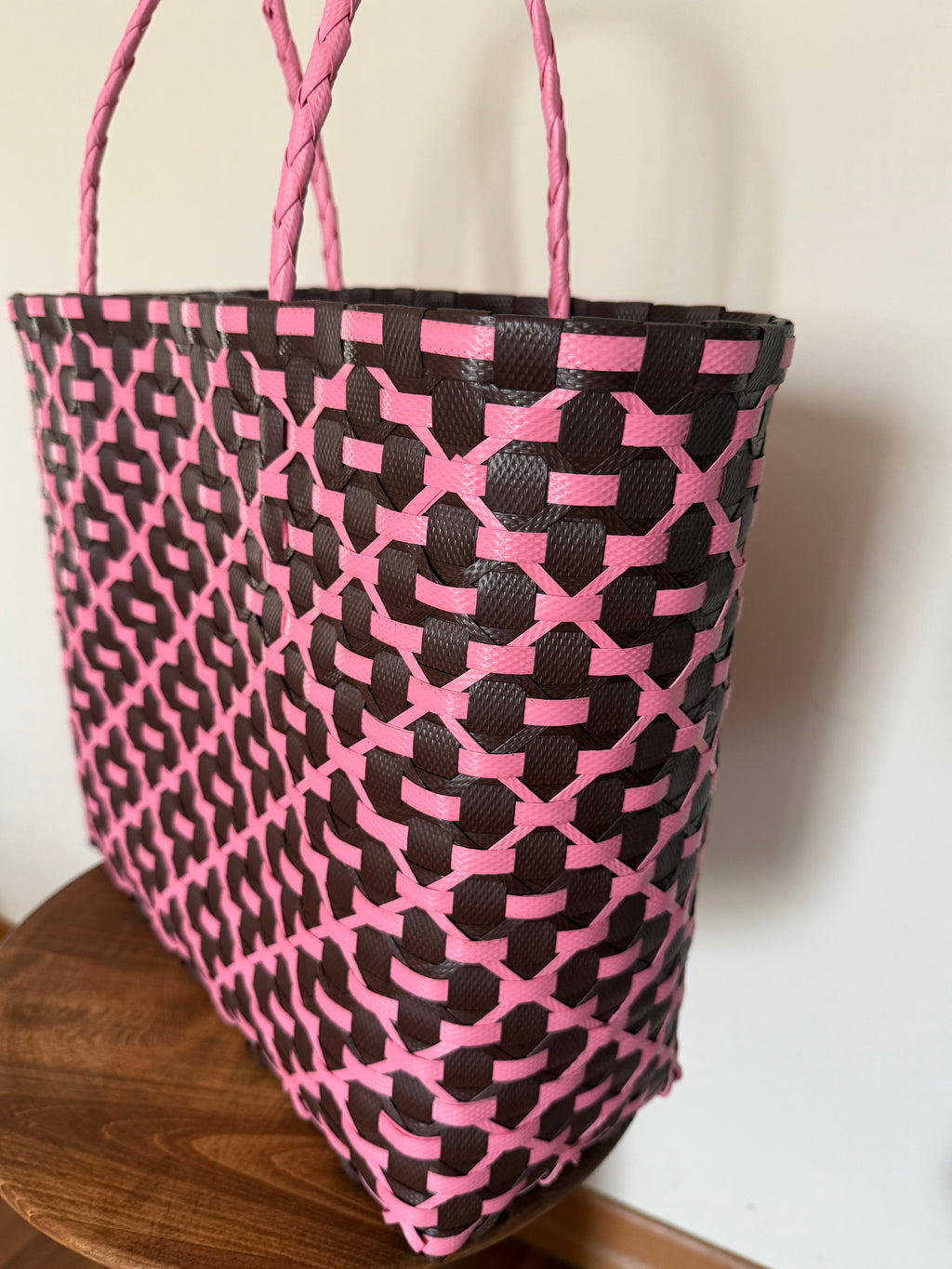 Midnight & Pink Tote Bag-Large