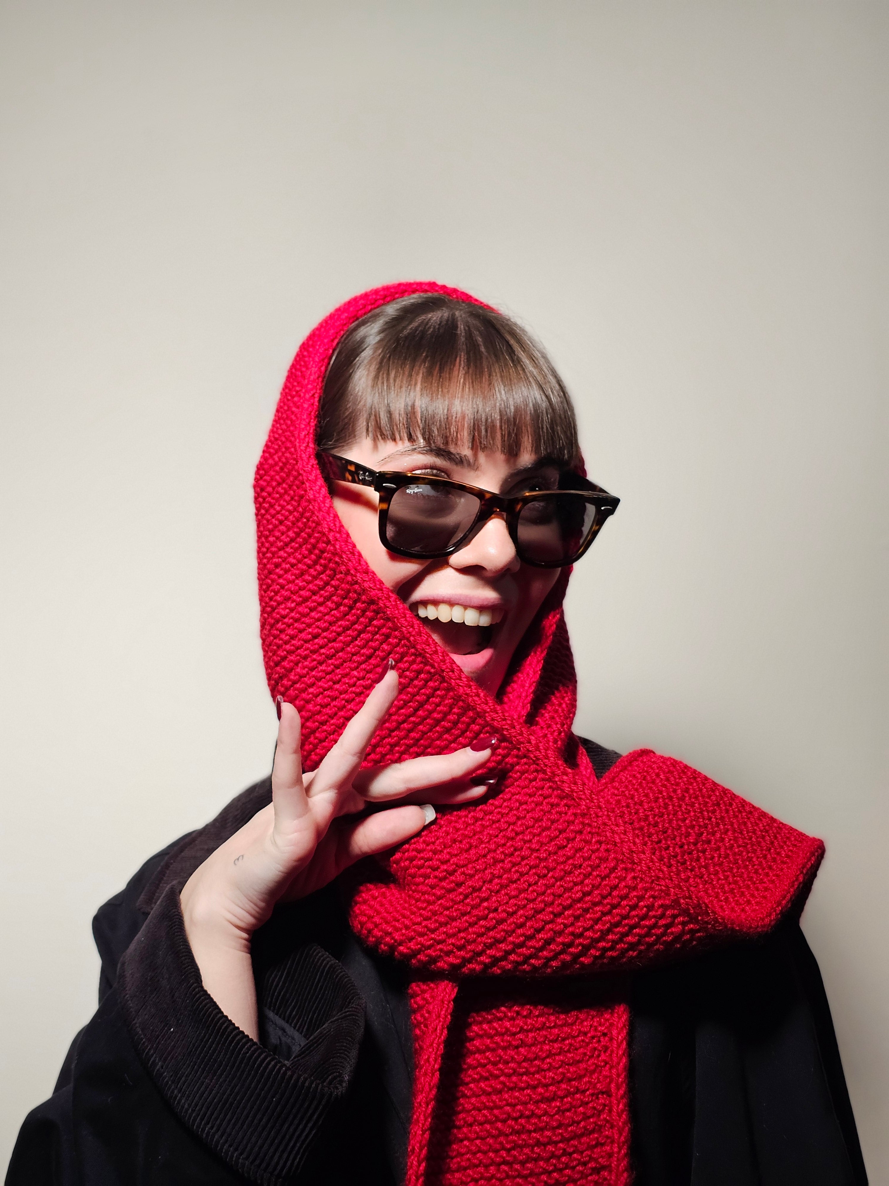 Dora-Knit Hood scarf